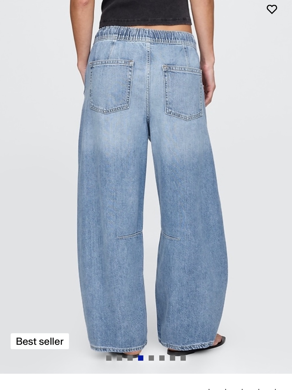 GAP Mid Rise Ultra Soft Horseshoe Jeans - Picture 3 of 4